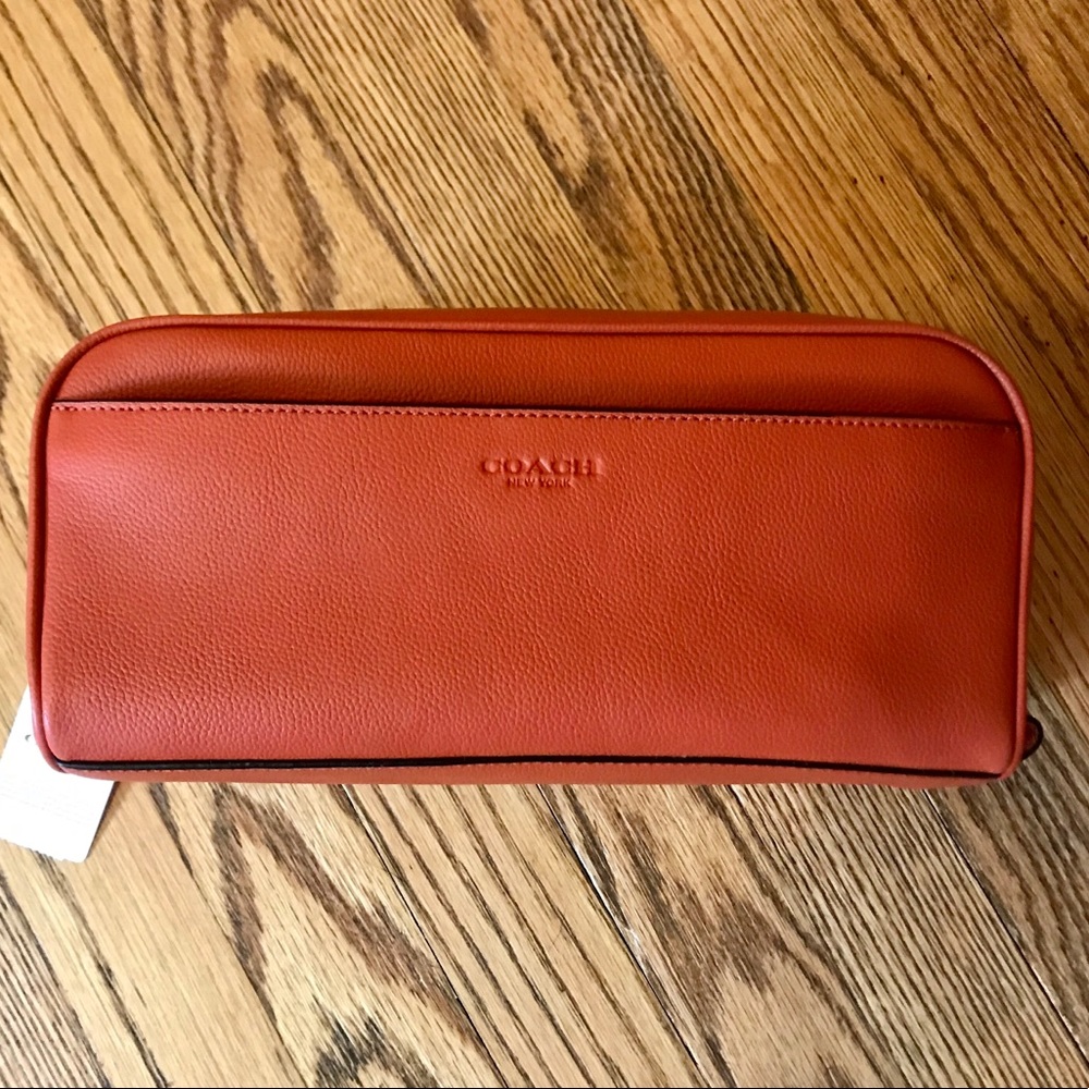 Coach Leather Travel Kit